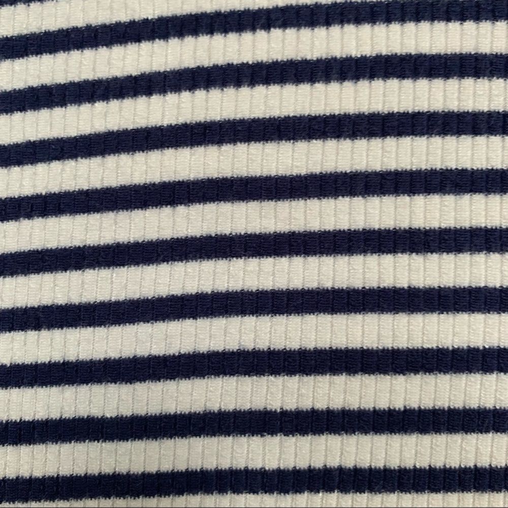 Madewell District Navy and White Striped Dress, Size Medium - Picture 8 of 8